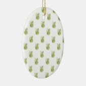 Ornement Ovale En Céramique Papier peint Kohlrabi (Droite)