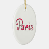 Ornement Ovale En Céramique Paris (Droite)