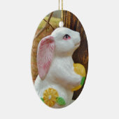 Ornement Ovale En Céramique Pays Lapin de Pâques (Droite)