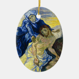 Ornement Ovale En Céramique Peinture de beaux-arts de Vincent van Gogh de