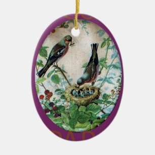 Ornement Ovale En Céramique Personnaliser