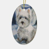 Ornement Ovale En Céramique peu d'ange (Gauche)