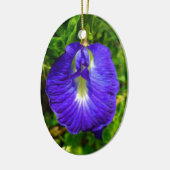 Ornement Ovale En Céramique Pois de papillon (Gauche)