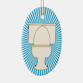 Ornement Ovale En Céramique Professions - plombier - SRF (Droite)