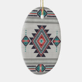 Ornement Ovale En Céramique Raffiné vers le sud-ouest (Droite)