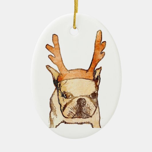 Ornement Ovale En Céramique Sans conditions (Devant)