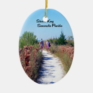 Ornement Ovale En Céramique Sarasota la Floride