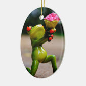 Ornement Ovale En Céramique Serez-vous mon.... (Gauche)