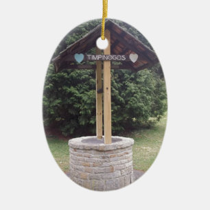 Ornement Ovale En Céramique souhait bien