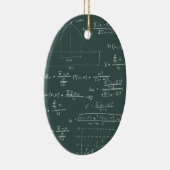 Ornement Ovale En Céramique Tableau noir de statistiques (Droite)