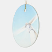 Ornement Ovale En Céramique Tour de vent (Gauche)