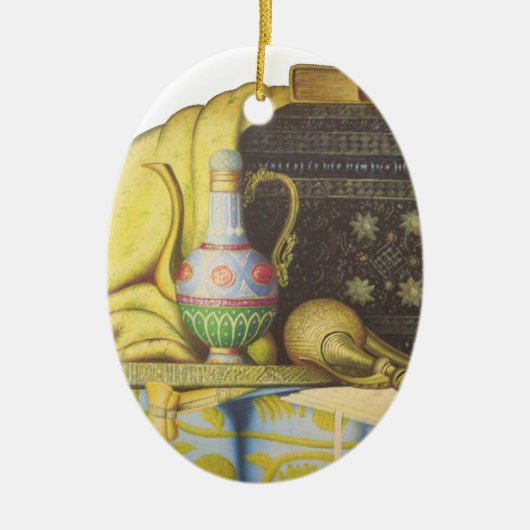 Ornement Ovale En Céramique Véritables cadeaux de vie Hakuna Matata goodies.pn (Devant)