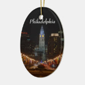 Ornement Ovale En Céramique Ville hôtel (Gauche)