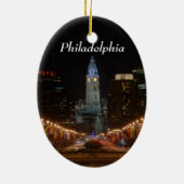 Ornement Ovale En Céramique Ville hôtel (Dos)