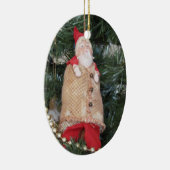 Ornement - (ovl) - Père Noël antique dans l'arbre (Droite)