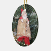 Ornement - (ovl) - Père Noël antique dans l'arbre (Gauche)