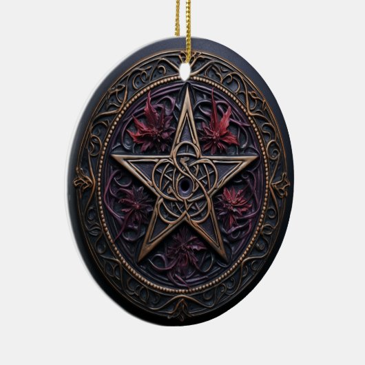 Ornement Pagan Pentagram (Droite)