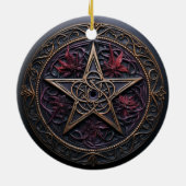 Ornement Pagan Pentagram (Dos)