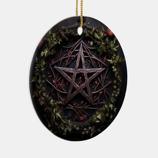 Ornement Pagan Pentagram (Droite)