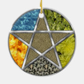Ornement païen élémentaire de Wiccan de (Dos)