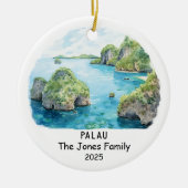 Ornement Palau personnalisé, Océanie (Devant)