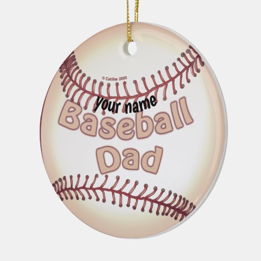 Ornement papa de baseball (Gauche)