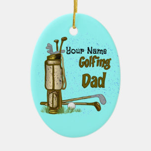 Ornement Papa de golf