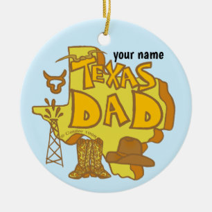 Ornement Papa Texas