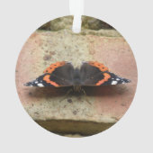 Ornement Papillon Amiral Rouge (dos)