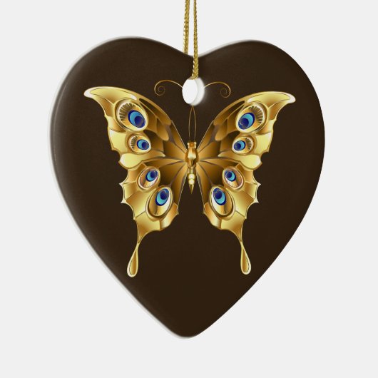 ornement papillon en or (Droite)