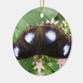 Ornement papillon tacheté bleu (Gauche)