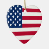 Ornement patriotique du drapeau du coeur (Droite)