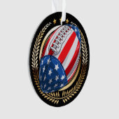 ORNEMENT PATRIOTIQUE DU FOOTBALL (devant)