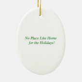 Ornement patriotique ovale du drapeau américain (Dos)