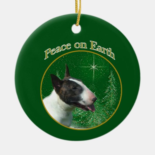 Ornement Peace Bull Terrier (Devant)