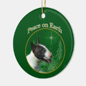 Ornement Peace Bull Terrier (Gauche)