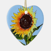 Ornement peint de tournesol (Droite)