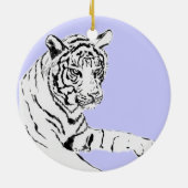 Ornement Peinture Tigre Blanc (Dos)
