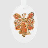 Ornement Pendentif de vacances Orange Guardian Ang (devant)