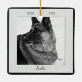 Ornement Perdu pour animal de compagnie personnali (Dos)