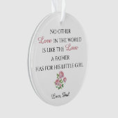 Ornement père fille avec photo (devant)