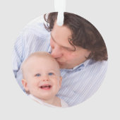 Ornement père fille avec photo (dos)