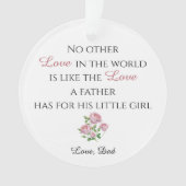 Ornement père fille avec photo (devant)