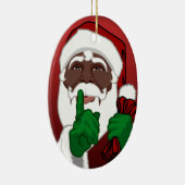 Ornement Père Noël Africain Décoration de Noël per (Droite)