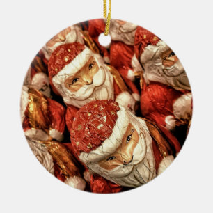 Ornement Père Noël en bois