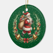 Ornement Père Noël vintage (Gauche)