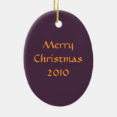 Ornement personnalisable de dobermann (Dos)