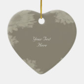 Ornement personnalisable de mariage de partie (Dos)