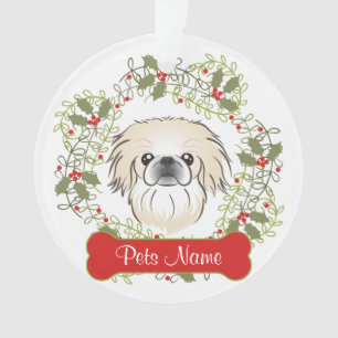 Ornement personnalisable de Pekingese