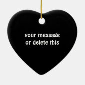 Ornement personnalisable de pilon préféré de (Dos)